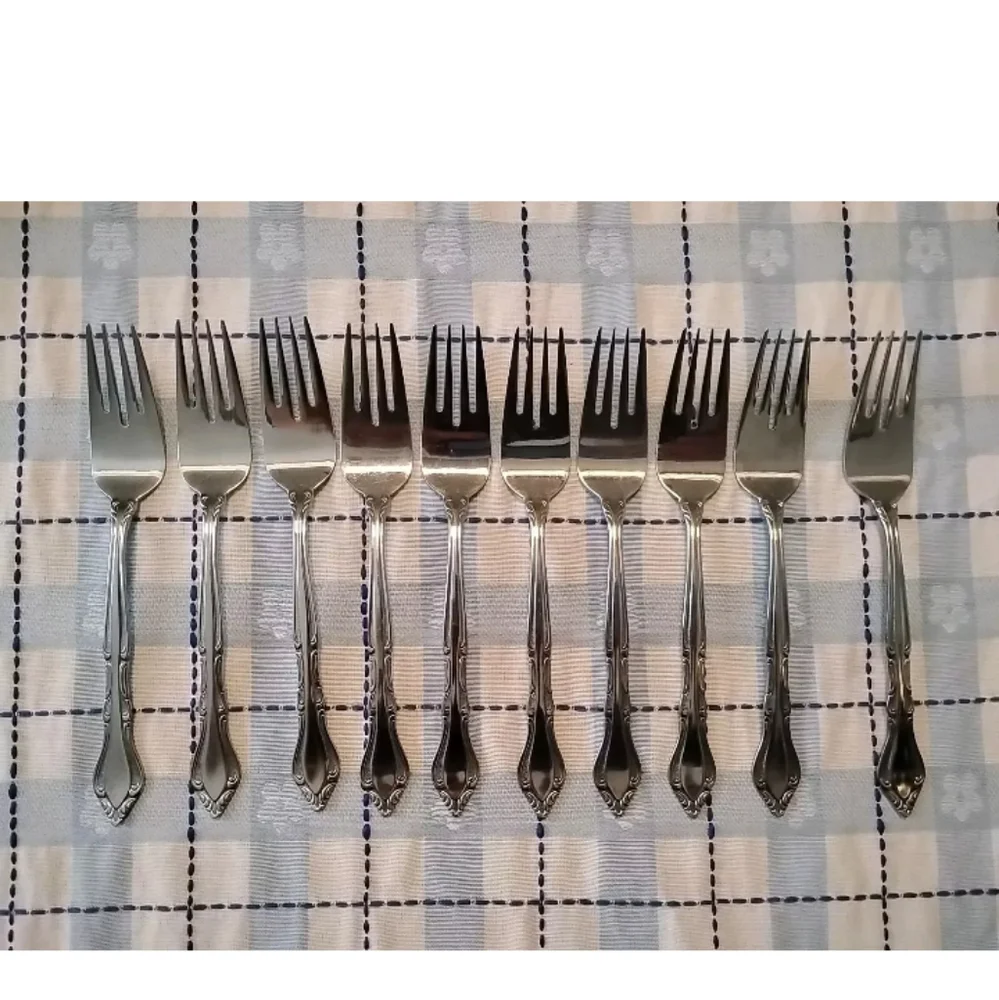 Lot of 10 Vintage Rogers Stainless Korea 